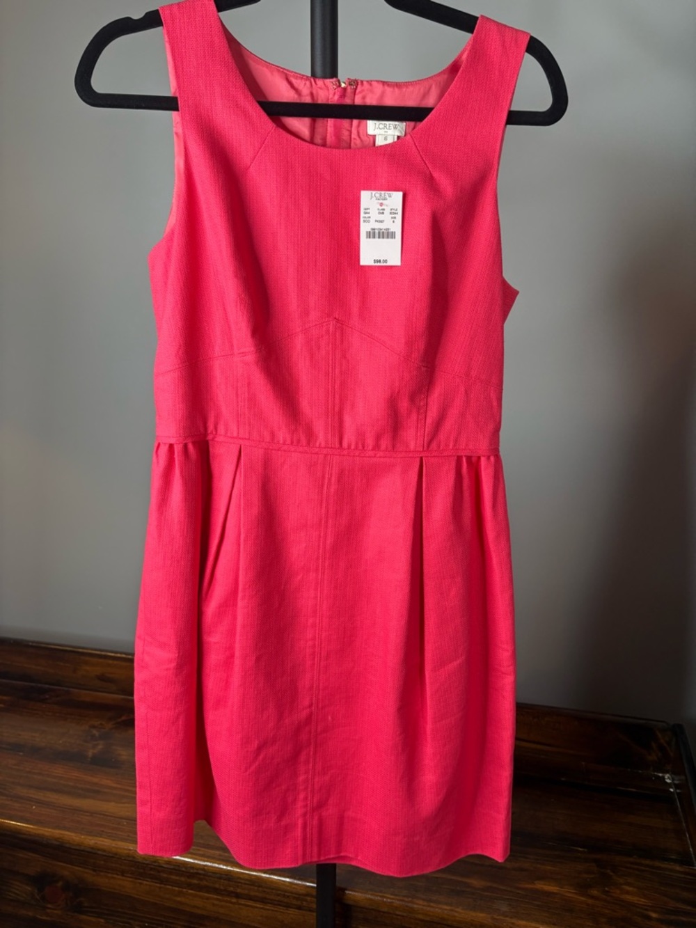 J. Crew Nwt Coral Sleeveless Dress